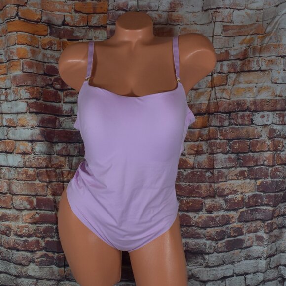 PINK Victoria's Secret Other - Victorias Secret XL Very Sexy Subtle Shine Shelf Bra Bodysuit W Thong Soft Pink